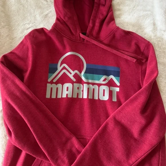 Marmot Hoodie with Logo - Picture 2 of 7